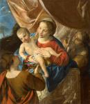 Анджело Карозелли. Святое семейство со святой Доротеей. Частная коллекция